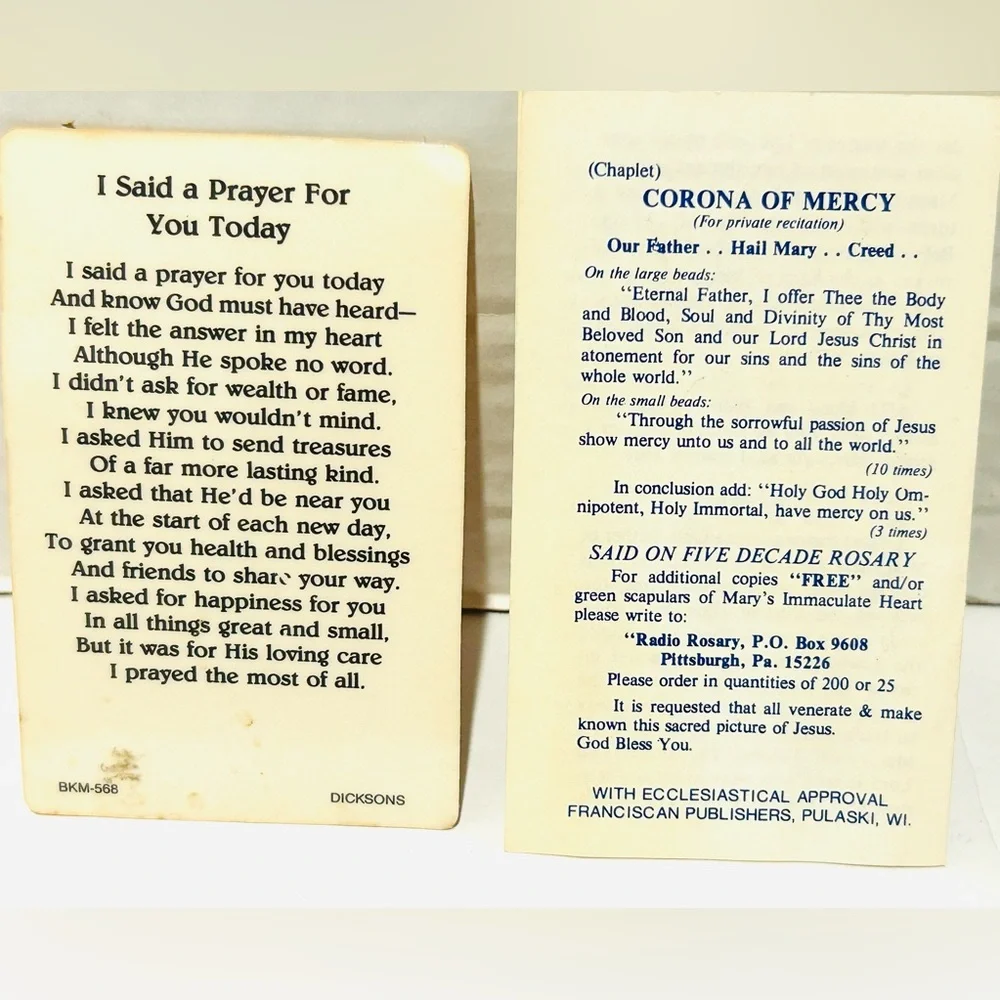 Vintage item religious